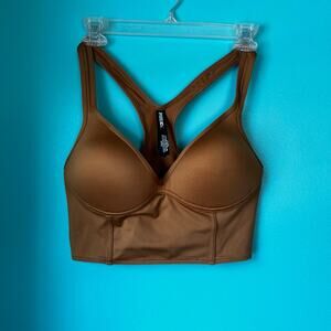 PINK Active Ultimate Push Up Sports Bra Tank Top Womens Size Large Racer Back